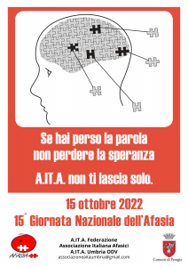 Gli afasici soffrono di disturbi del linguaggio causati da lesioni cerebrali (trombosi, emorragie, traumi cranici, tumori, encefaliti). Queste lesioni non alterano la loro intelligenza, o la loro capacità di provare sentimenti come chiunque altro. Esse impediscono però di utilizzare normalmente il linguaggio nelle attività comunicative di tutti i giorni. La Giornata nazionale dell’afasia giunta ha lo scopo di informare la cittadinanza sull’esistenza di questo disturbo e promuovere la conoscenza dei problemi delle persone afasiche per garantire loro un miglior ambiente comunicativo